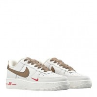 Кроссовки Nike Air Force 1 07 Low white-brown 5