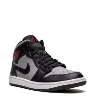 Кроссовки Nike Air Jordan Retro 1 Mid Black Gray High Og 5