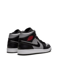 Кроссовки Nike Air Jordan Retro 1 Mid Black Gray High Og 5