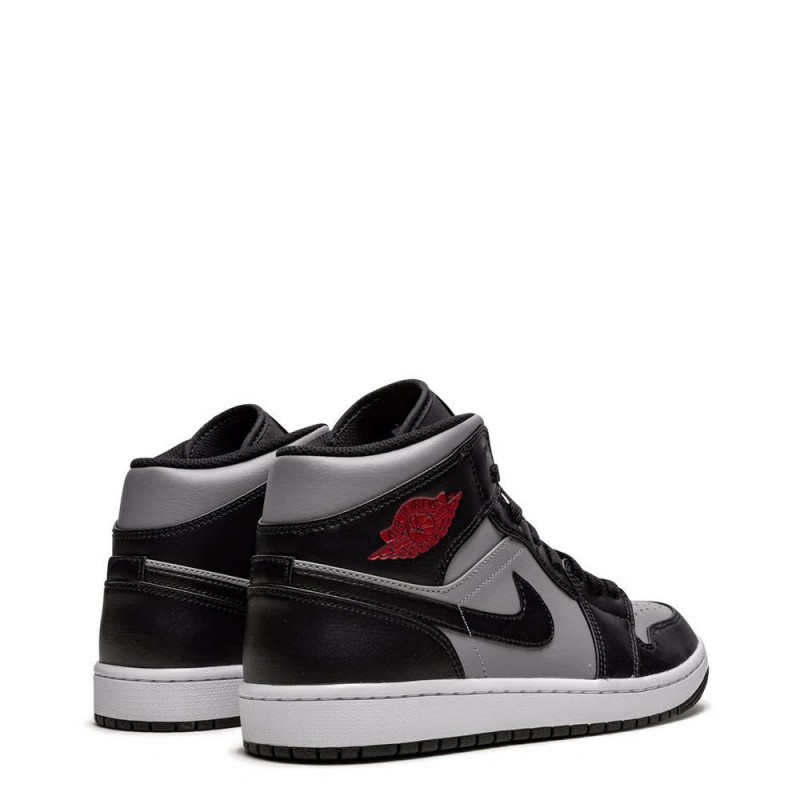 Кроссовки Nike Air Jordan Retro 1 Mid Black Gray High Og 2