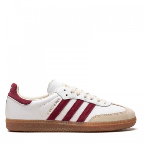 ADIDAS SAMBA OG 'WHITE CORE BURGUNDY'