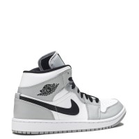 Nike AIR Jordan 1 Mid Smoke Grey с мехом зимние мужские 5