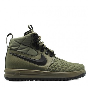 NIKE LUNAR FORCE 1 DUCKBOOT OLIVE ОЛИВКОВЫЕ зимние мужские
